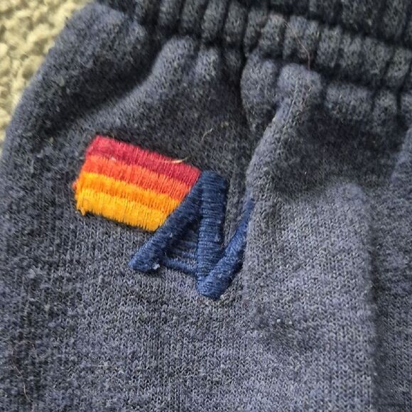 Aviator Nation Blue and Five Stripes Joggers - XS - Picture 5 of 8